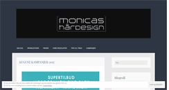 Desktop Screenshot of monicashaardesign.no